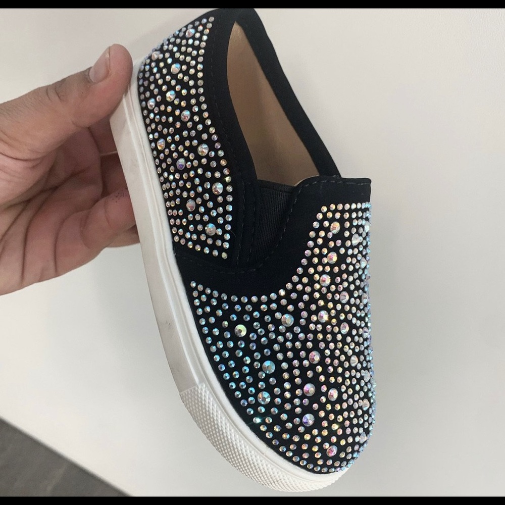 Kids bling tennis shoe